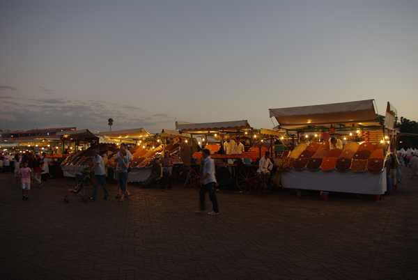 Marrakech , Place Jemaa El-Fla